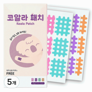 소아과 입점 프리미엄 썸머 바이트 격자 코알라패치, 5개