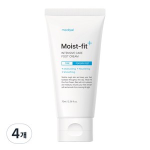 메디율 풋크림 고보습 발각질연화제 발크림 발각질크림 발각질제거, 70ml, 4개, 1개입