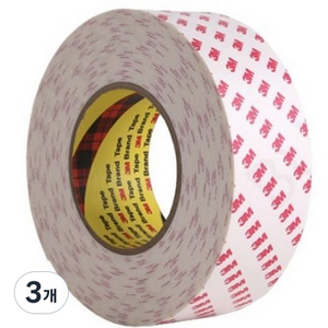 쓰리엠 폼 두꺼운 흰색 양면테이프 45mm x 10m, 3개