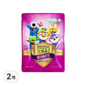 뽀로로 삼부커스 비타민C+아연, 50정, 2개