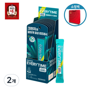 정관장 에브리타임 리프레시 쇼핑백포함, 2개, 15g