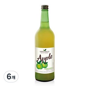 [아스트라 독점] 영국직수입 유기농 NFC 착즙 애플주스, 6개, 750ml