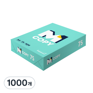 무림제지 M Copy 엠카피 민트 75g A4용지, 1000개, A4