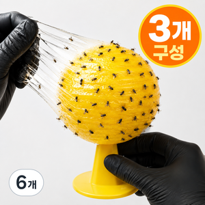 이루림 초파리 트랩 초강력 끈끈이 날파리 퇴치, 6개, 29g