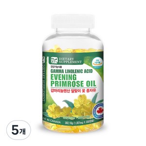 내츄럴365 캐나다 감마리놀렌산 달맞이 꽃 종자유 (5개월분), 300정, 5개