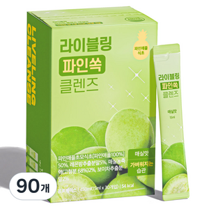라이블링 파사비 클렌즈 스틱 매실맛 파인애플식초, 90개, 15ml