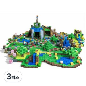 500 멀티 브랜드 호환용 저자력 크래프트 랜덤 자석 블럭 벌크 KC 마크 마그네틱 블럭 장난감, 3박스, 300피스호환