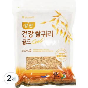 농협 [25년산 햇곡] 대한민국 쌀귀리 특구 강진산 귀리 골드, 2개, 1kg