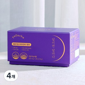 얄라차 맛있는 포도맛 츄어블 철분제 달이면 달마다, 14g, 4개