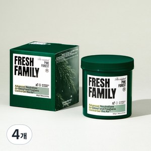 프레시패밀리 실내 탈취제 피톤치드, 4개, 400g