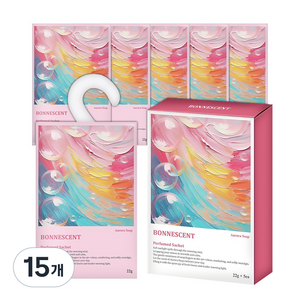 보네센트 샤쉐 옷장 방향제, 22g, 15개, 오로라솝