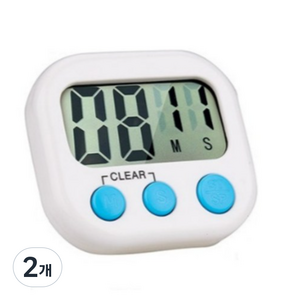아이코어스 자석 쿠킹 타이머, 화이트, 2개