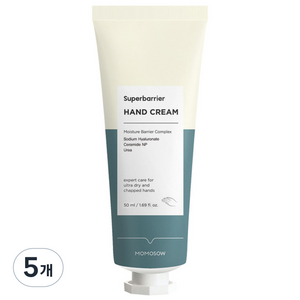 모모쏘우 슈퍼배리어 핸드크림, 50ml, 5개