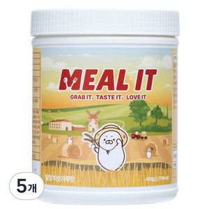 밀잇 식사대용 단백질 쉐이크 미숫가루맛, 450g, 5개