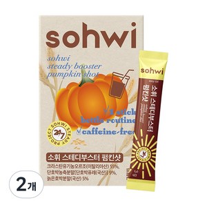 소휘 무카페인 호박차 스테디부스터 펌킨샷 임산부 오르조 보리, 3g, 14개입, 2개