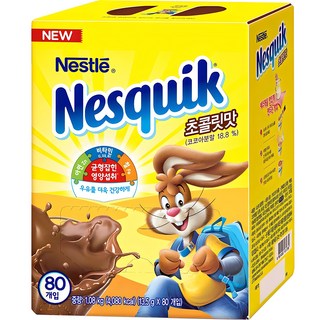 Nesquik 可可沖泡包, 13.5g, 80條, 1盒