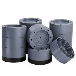 Living Way 多用途洗衣機底座, 灰色, 4個