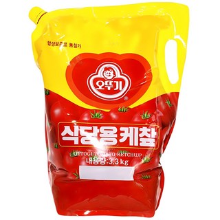 OTTOGI 不倒翁 餐廳用番茄醬袋裝, 3.3kg, 1包