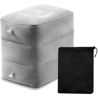 CARTEM 3段式充氣多功能墊+收納袋, 混色, 1組