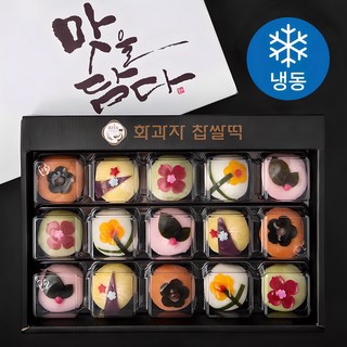 화과자 찹쌀떡 15p 세트 (냉동), 900g, 1세트