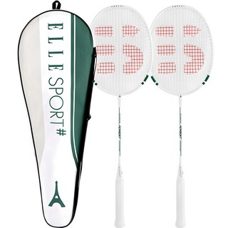 엘르 포레스트 배드민턴 라켓 2p + 풀커버 세트, 1세트