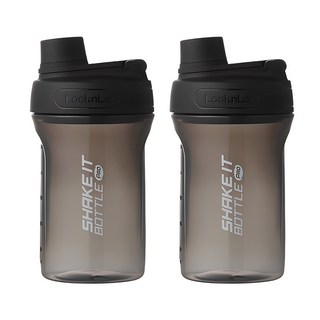 LocknLock 樂扣樂扣 Shake it隨身瓶, 黑色, 650ml, 2個