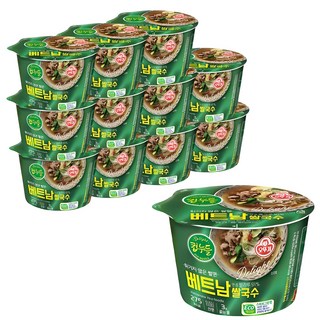 OTTOGI 不倒翁 碗裝越南米線, 88.5g, 12入