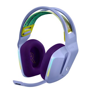 로지텍 무선 게이밍 헤드셋, 라일락, G733