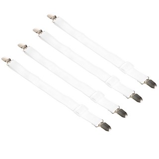 코멧 홈 침대시트 고정 집게, 화이트, 4개