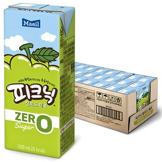 Picnic Zero青葡萄汁, 200ml, 24入