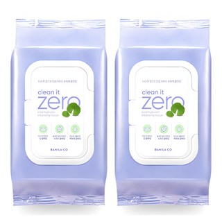 BANILA CO 芭妮蘭 Clean It Zero 積雪草玻尿酸卸妝濕紙巾, 80張, 2包