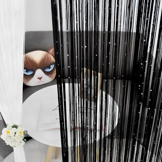 아라크네 스팽글 실커튼, 블랙