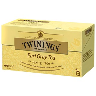 TWININGS 唐寧茶 盒裝伯爵紅茶茶包, 2g, 25包, 1盒