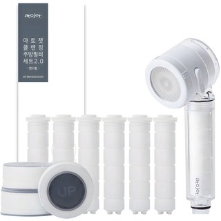아토젯 클렌징 주방 핸디형 + 헤드필터 3p + 바디필터 6p 세트, 1세트