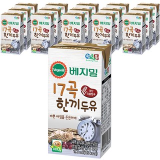 Vegemil 17種綜合穀物豆奶, 190ml, 16入
