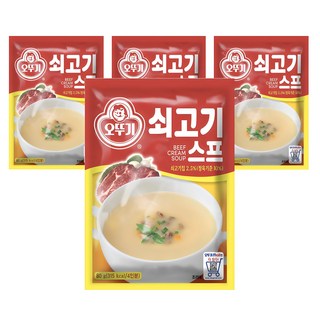 오뚜기 쇠고기 스프, 80g, 4개