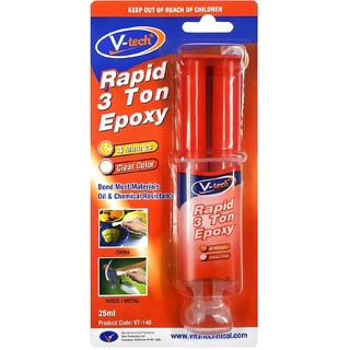 Vtech 주사기 에폭시 접착제 25ml, 1개
