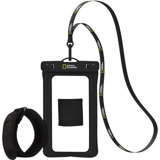 내셔널지오그래픽 4중 잠금 방수백 DX + 암밴드 세트, 블랙, 1세트