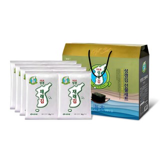 지도표성경 재래전장김 선물세트, 30g, 8개