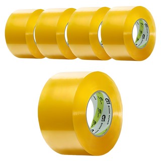 신흥테이프 박스테이프 대용량 경포장 57mic 100M 투명, 5개