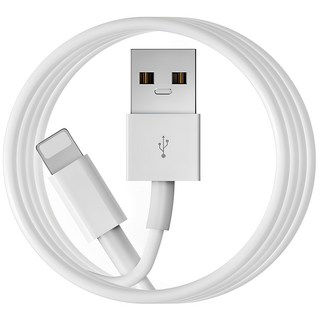 아이폰 8핀 고속충전 라이트닝 케이블, 1개, 1m, 화이트
