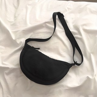 MALANG JELLY 半月形斜垮包, 黑色