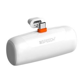 스피디 20W 고속충전 도킹형 보조배터리 C타입, 화이트, SPE-B2PA5PD20WCP(C타입)