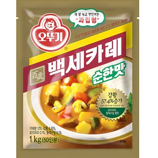 오뚜기 백세카레 과립형 순한맛, 1kg, 1개