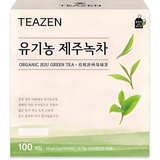 TEAZEN 茶禪 濟州綠茶茶包, 1.2g, 100包, 1盒