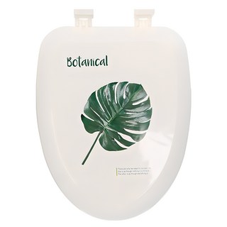 샤바스 스칸디나 하드 O형 변기커버, 보타니컬, 1개