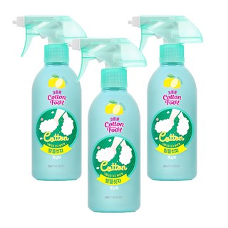 온더바디 발을씻자 코튼 풋샴푸 레몬민트향, 1개입, 3개, 385ml