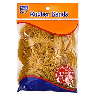 Alpha 大號橡皮筋 150g, 1個, 黃色
