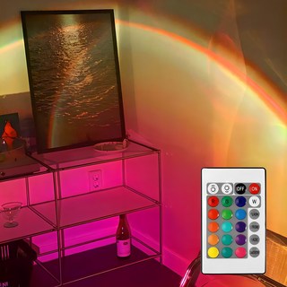 Luaz 16色桌上型檯燈日落氛圍燈, RGB
