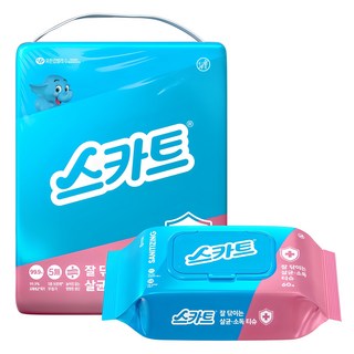 Scott 濕紙巾, 4包